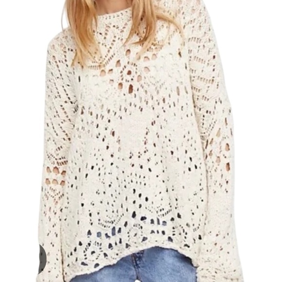 FP Traveling Lace Sweater - Picture 1 of 9